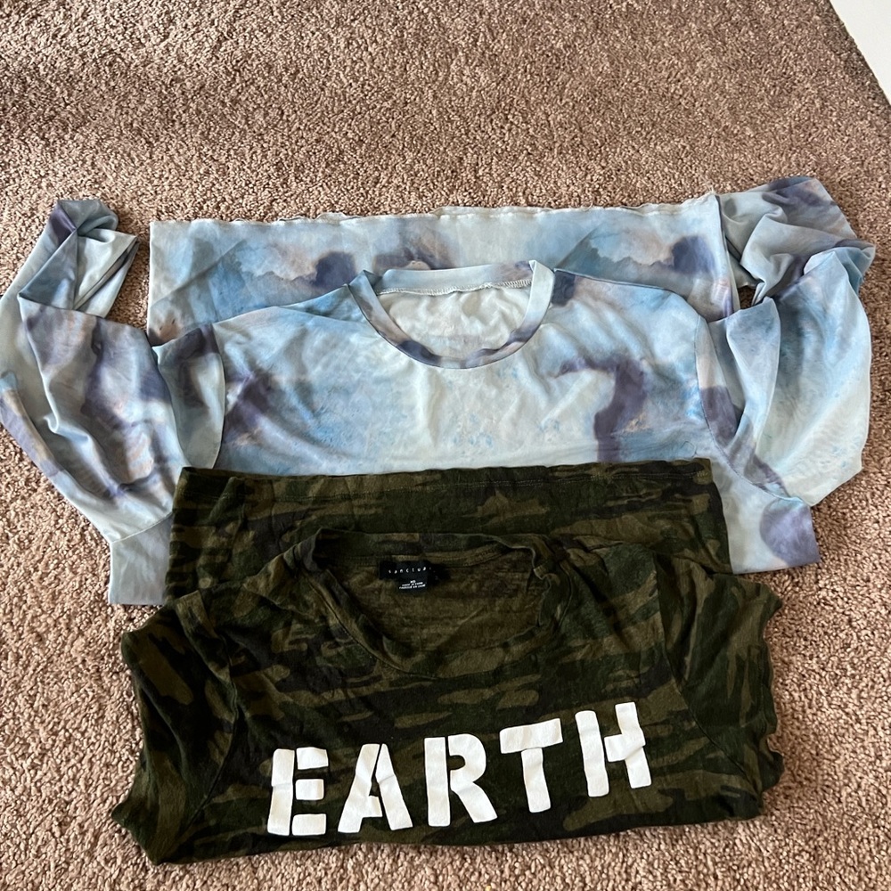 TWO shirts one Long Sleeve other Short Sleeve